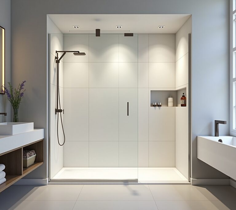 Bright energizing shower lighting